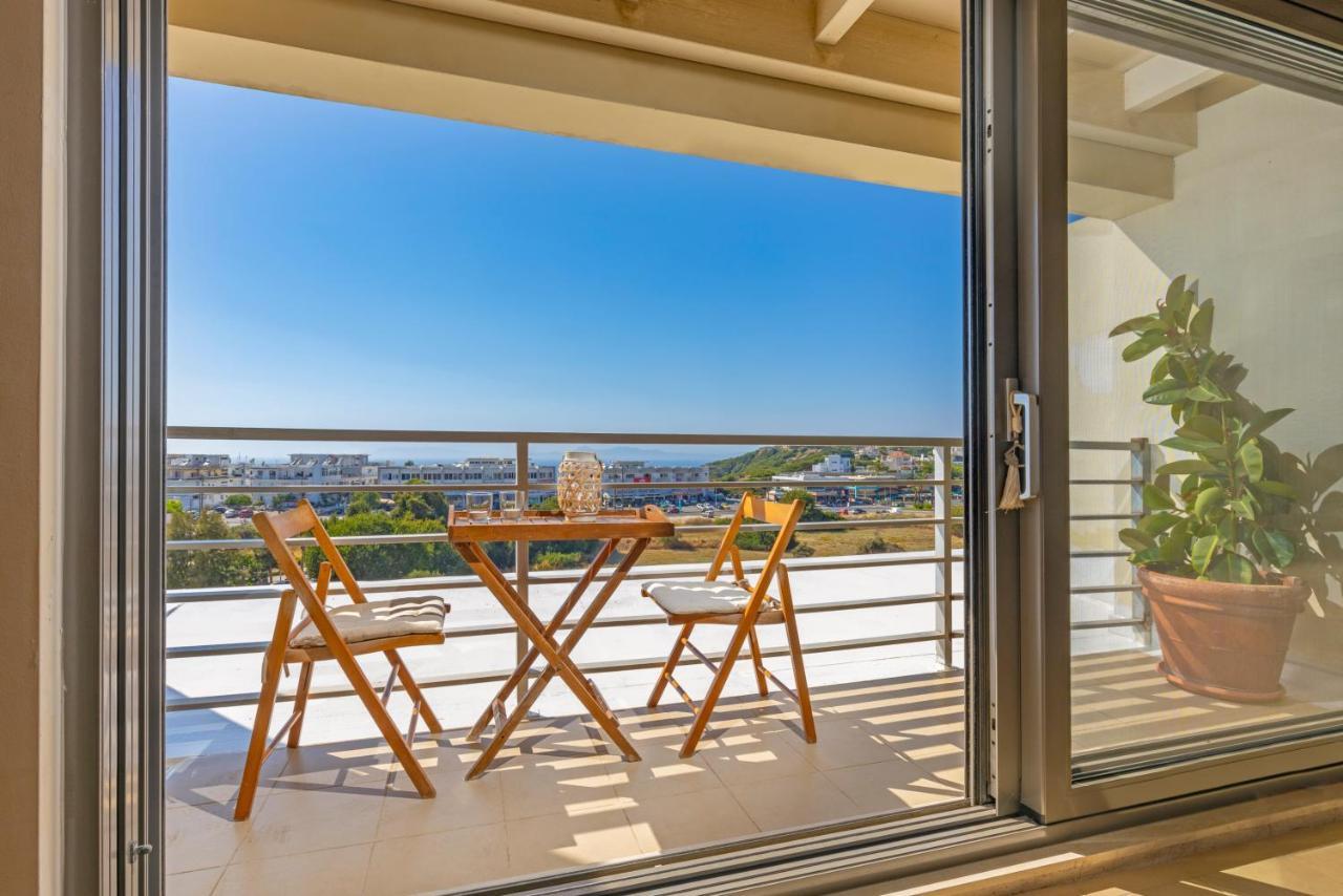Sunny Penthouse,Modern Amenities+Aegean View Apartment Rhodes City Ngoại thất bức ảnh